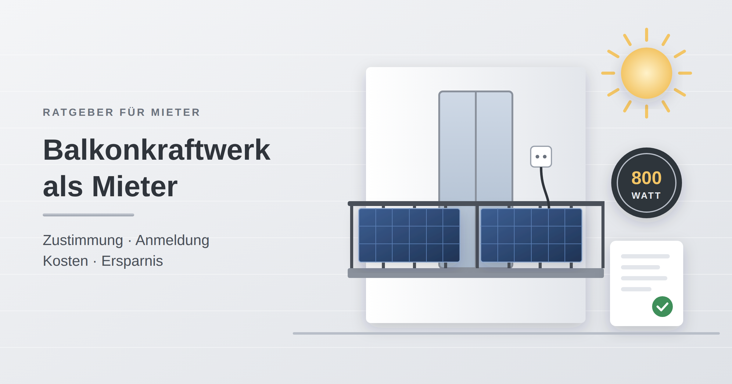 Balkonkraftwerk